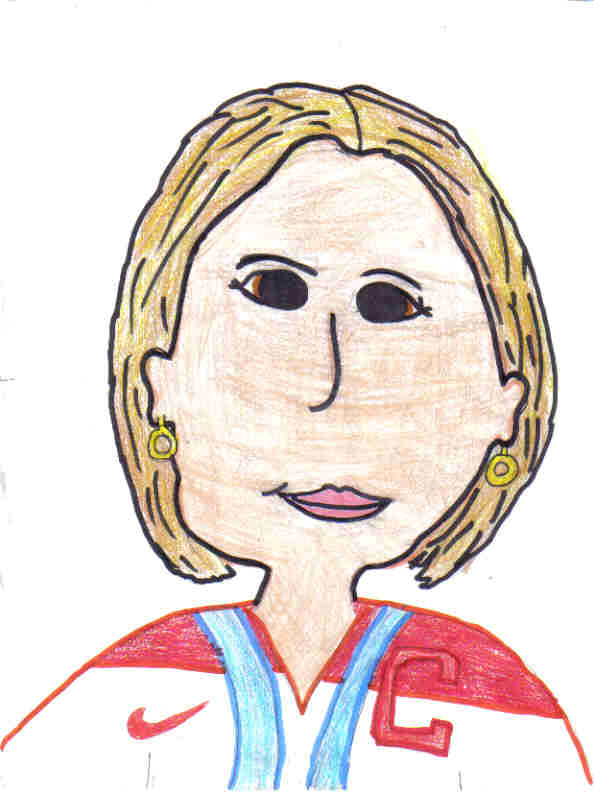 Hayley Wickenheiser Portrait (i drew it (Me))