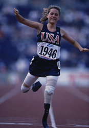 Aimee competing in the Paralympics (http://www.girlshealth.gov/disability/fun/famous.h ())