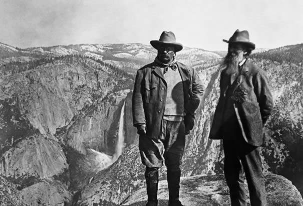 John Muir and Theodore Roosevelt in Yosemite (http://www.history.com/photos/teddy-roosevelt/phot (History Website Staff))