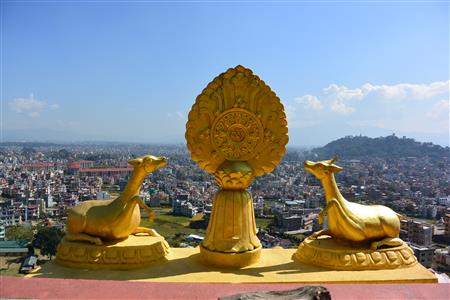 View from Triten Norbutse Buddhist Monestary ( (Annie Merkley))
