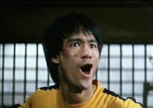 bruce lee funny face