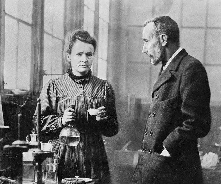 Marie Curie And Her Husband