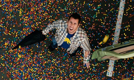 Adam Sandler in scene from Bedtime Stories (https://www.google.com/search?q=adam+sandler&biw=1 (www.theguardian.com))