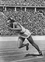 Jesse Owens at the 1936 Berlin Olympic Games (https://en.wikipedia.org/wiki/Jesse_Owens)