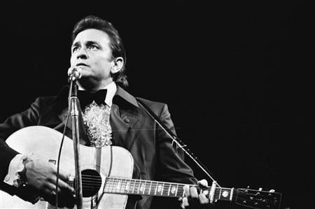 Johnny Cash performing. ( http://www.nextpittsburgh.com/events/walk-line-good-johnny-cash-day-celebration/  (unknown))