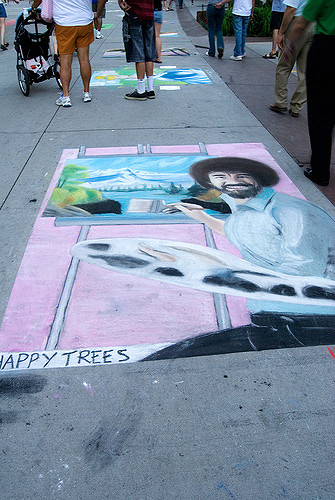 The Real Bob Ross: Meet The Meticulous Artist Behind Those Happy Trees : NPR