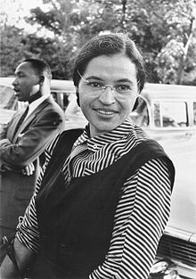 Rosa parks with Martin Luther King Jr (https://en.wikipedia.org/wiki/Rosa_Parks ())