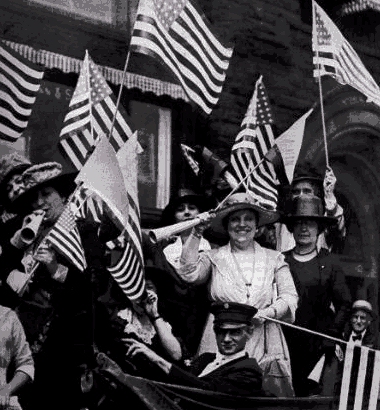 Celebrating after women got the right to vote. (http://law2.umkc.edu/faculty/PROJECTS/FTRIALS/anth ())