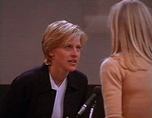 DeGeneres coming out as gay on her show 