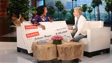 DeGeneres being generous  (https://www.youtube.com/watch?v=IgSAzQsAKSM)
