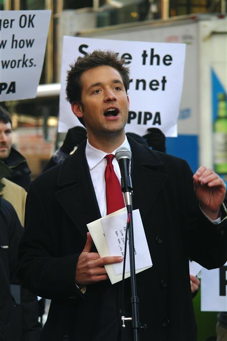 Alexis Ohanian protesting (https://upload.wikimedia.org/wikipedia/commons/d/d ())