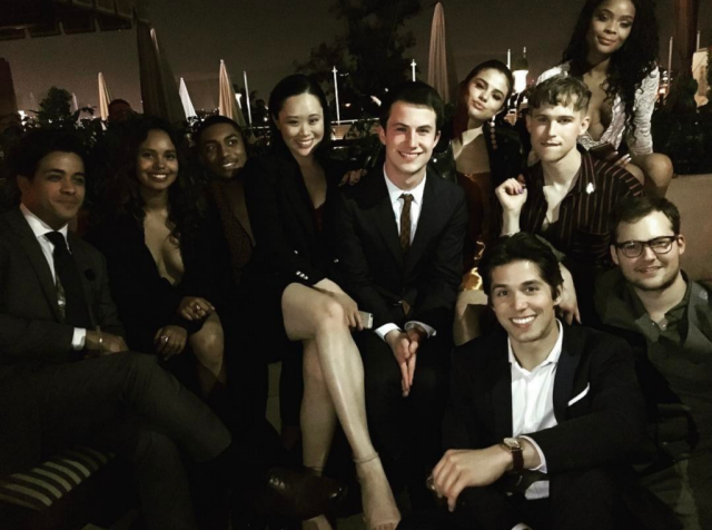 Selena and the cast of 