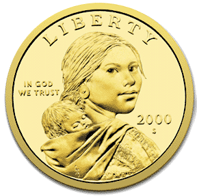 Sacagawea's Golden Dollar