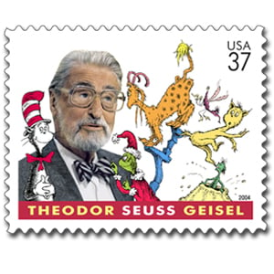 Dr. Seuss honored by the US Postal Service