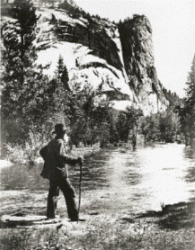 Muir, later in life, recalls his love for mountains
