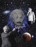 Albert Einstein head over heels in Science. (www.msn.com/images)