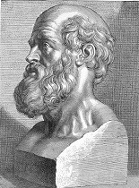 Bust of Hippocrates  (Wikipmedia Commons)