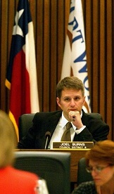 Joel Burns at city council meeting (Joel Burns)