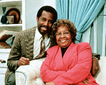 Ben and his mother Sonya Carson <br>photo by Robert Smith 