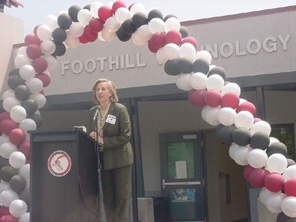 Judy Warner at Foothills Technology High School