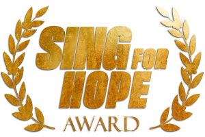 Sing for Hope Music Video Award laurel